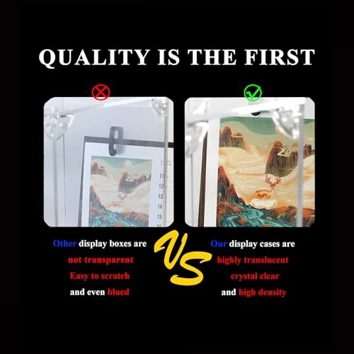 Acrylic Display Case - Dustproof 30 x 30 x 60 cm