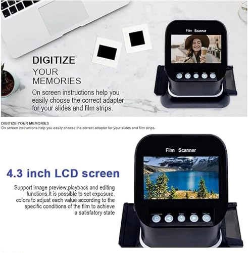 120 High Resolution Film Slide Scanner