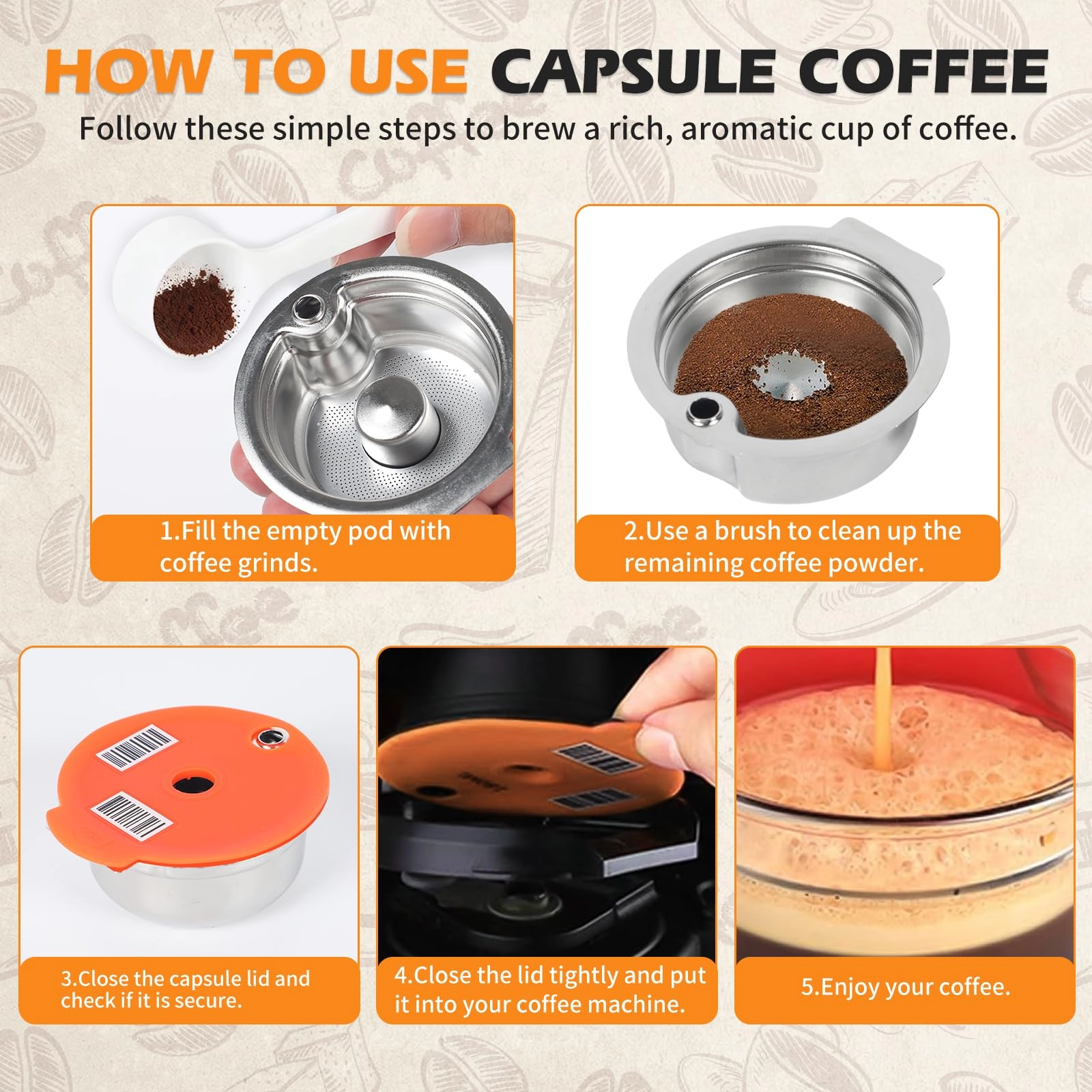 Reusable Coffee Pods - 220ml