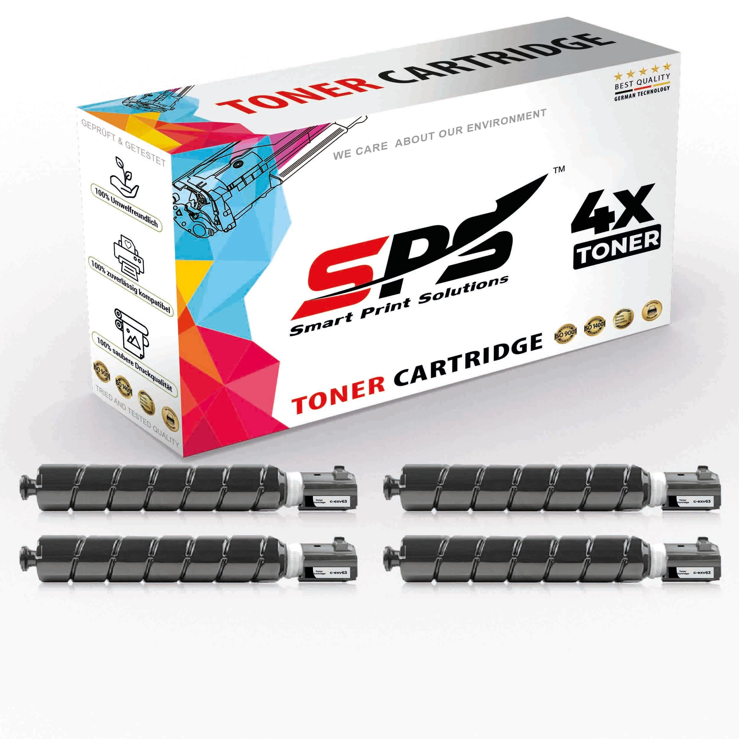 smart print solutions llc C-EXV63 - 30,000 Pages 4x Black