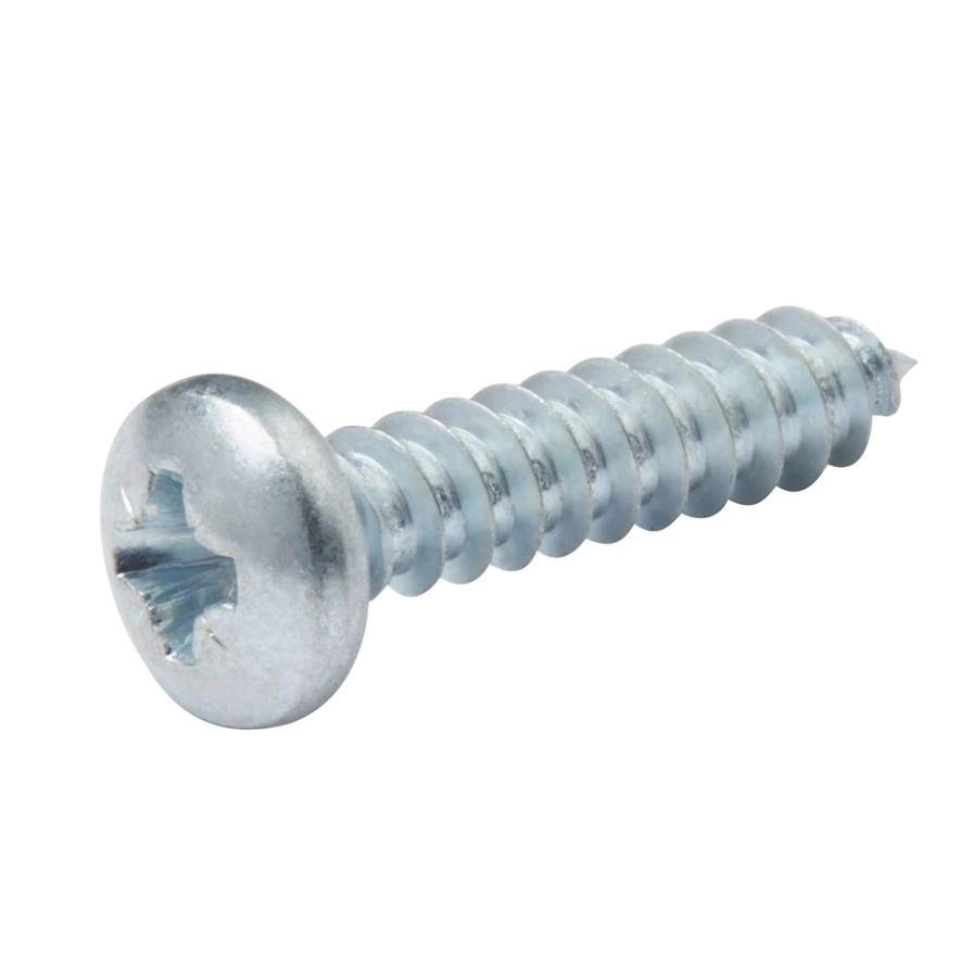 Zinc-Plated Carbon Steel Self Tapping Screw Pack 4.2mm 19mm
