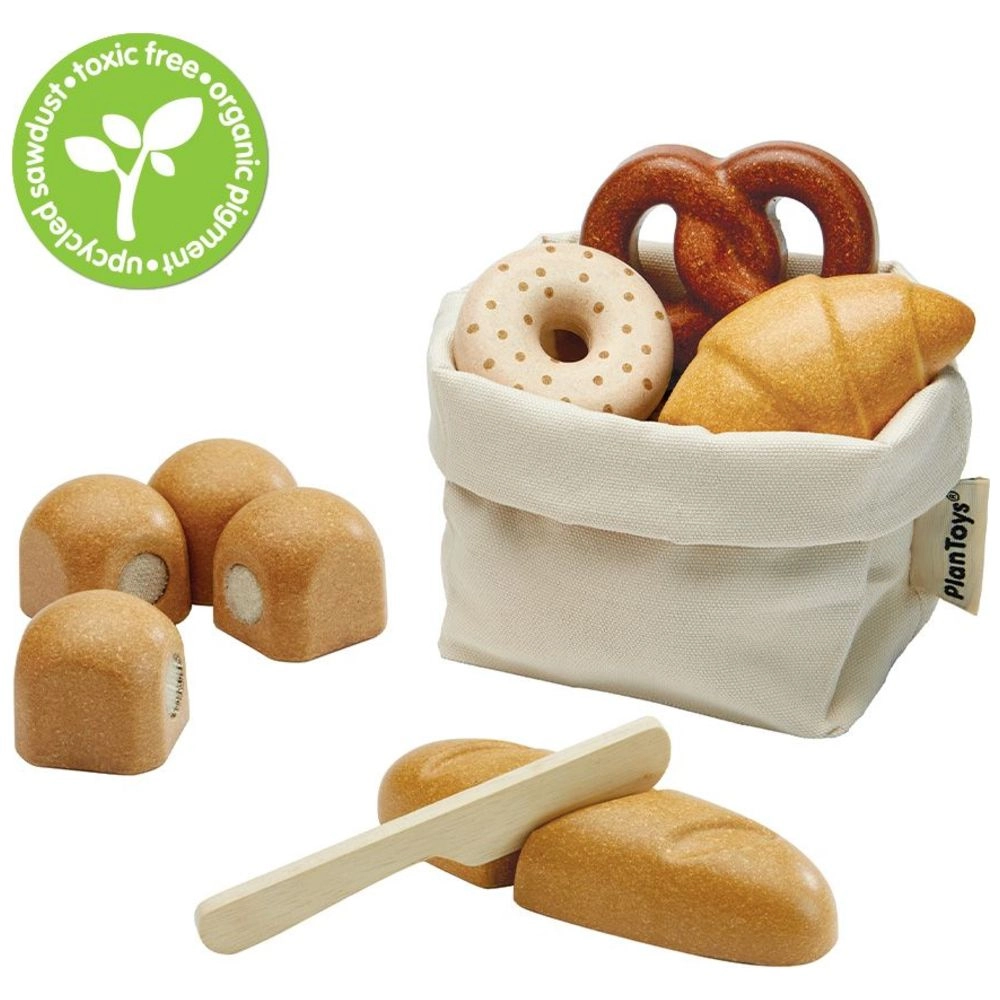 Wooden Bread Set (KETP-3628)