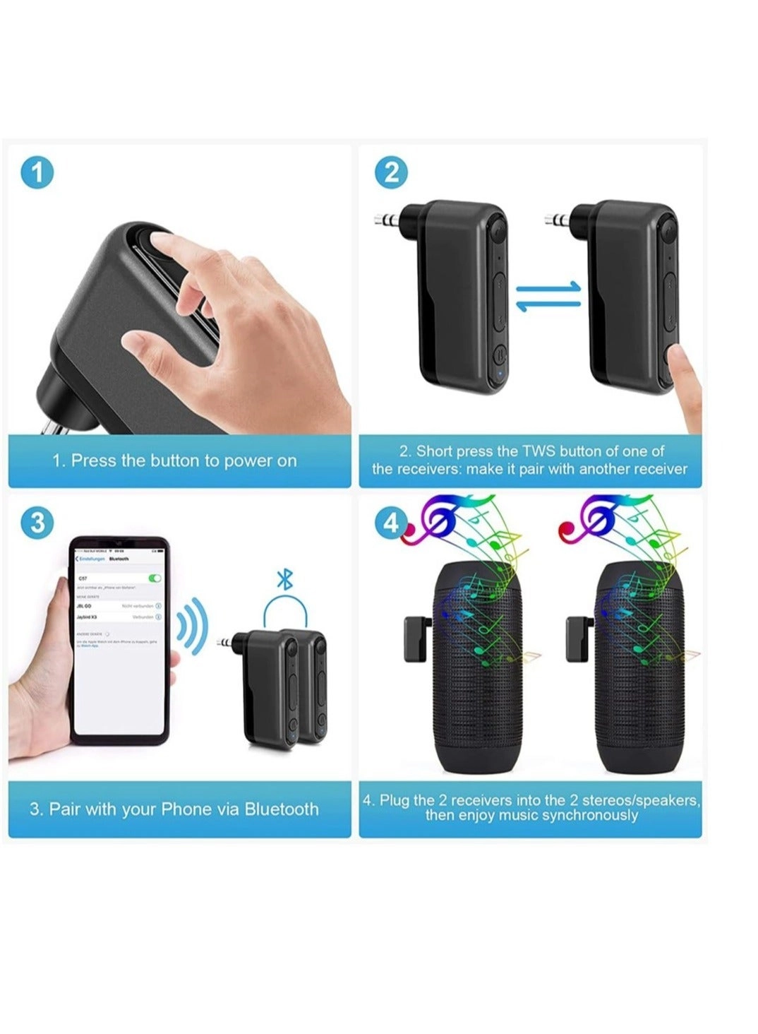 Bluetooth 5.3 Transmitter and Receiver 5.3
