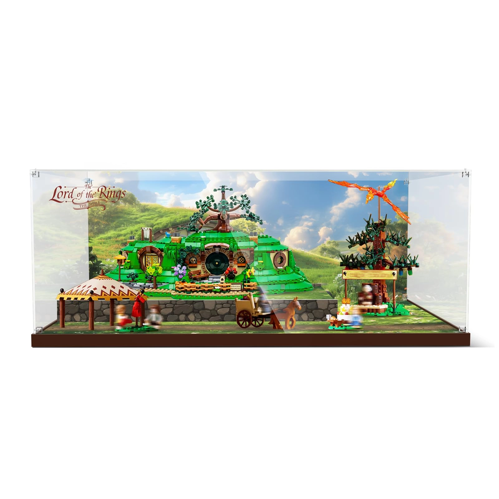 cooldac Acrylic Display Case for Lego 10354 The Lord of the Rings: The Shire