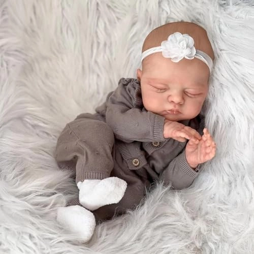 Pascale Reborn Baby Doll - 18 inch Vinyl sleeping Ages 3+