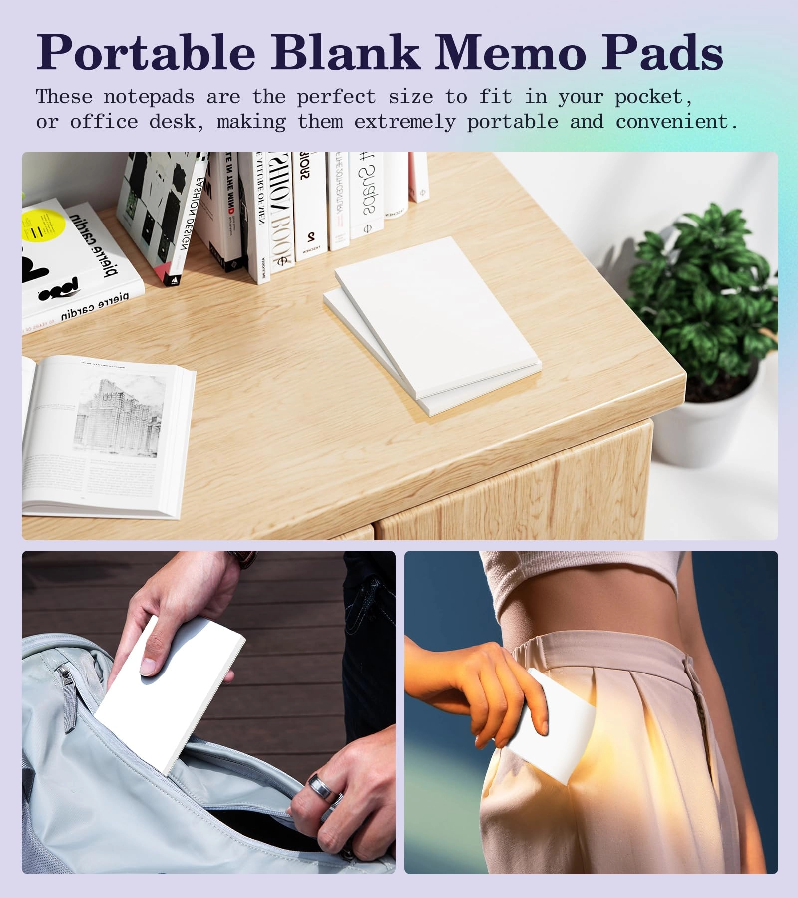 A7 Pocket Notepad - Blank 50 Sheets