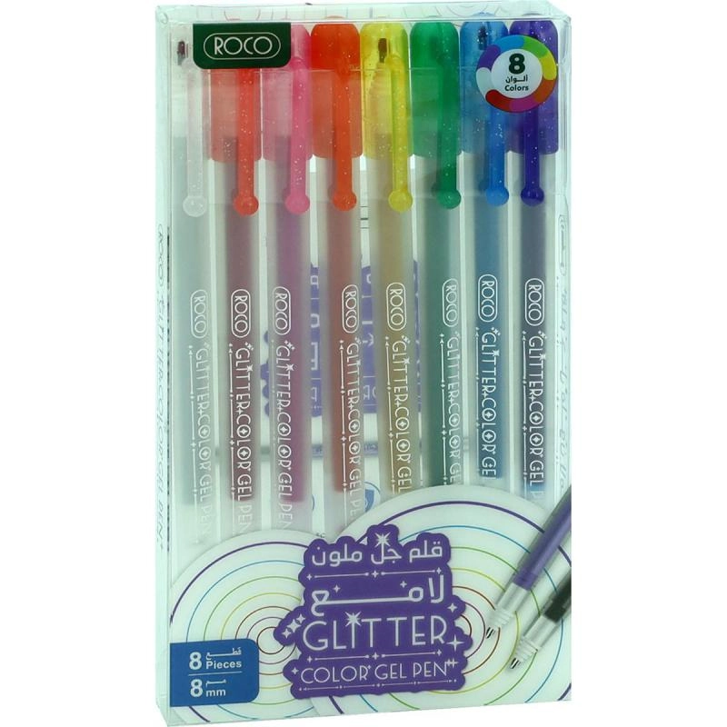 Gel Ink Pen - 8 Pens 0.5 mm