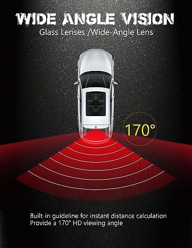 Spare Tire Wheel Backup Camera - 170 wide-angle HD CCD