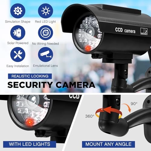 Fake Security Camera - Indoor Outdoor
