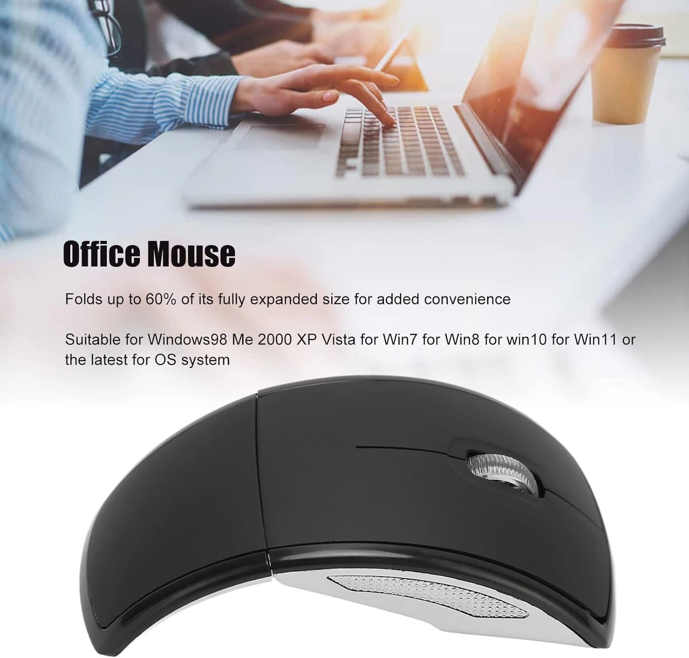 Folding Wireless Mouse - 2.4G