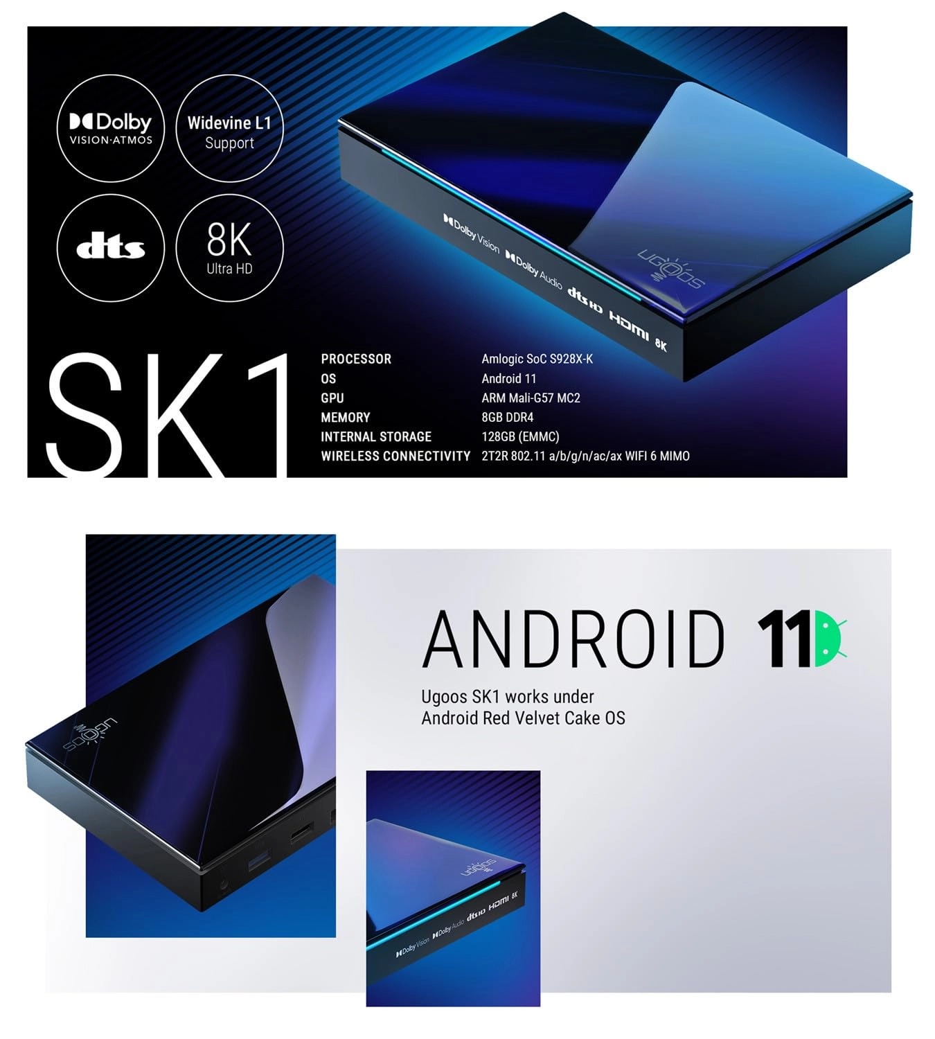 SK1 - 8K 128GB Android 11.0