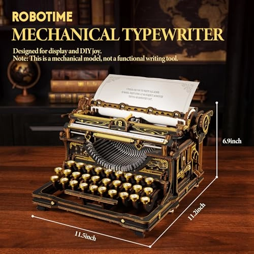 Typewriter 3D Puzzle (US06-RT-LK703B) - 320 pcs