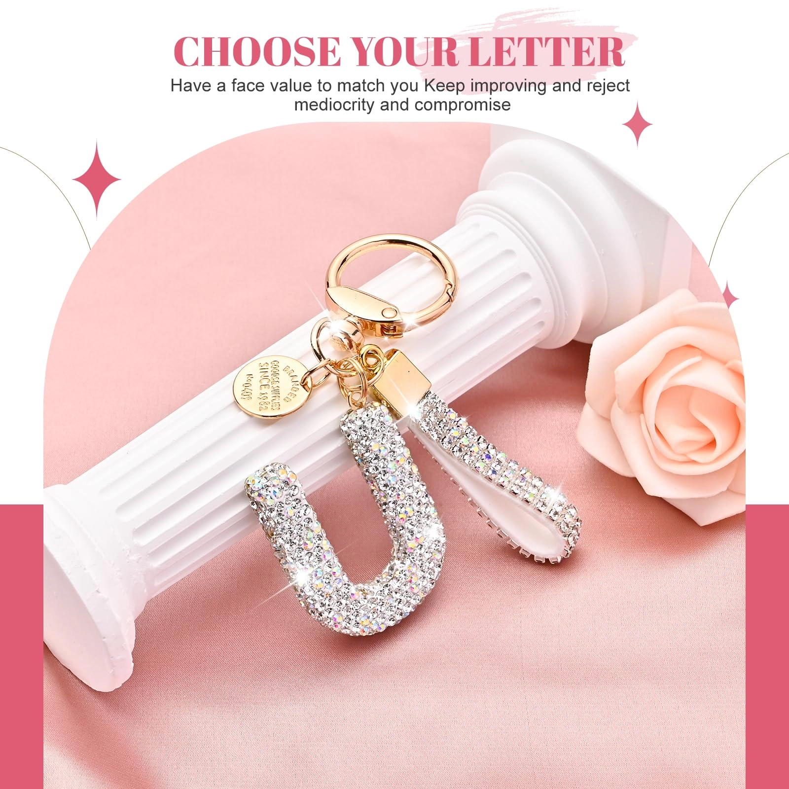 Initial Letter Keychain