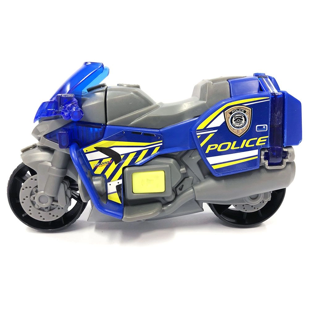 Police Bike - Light and sound Removable figure