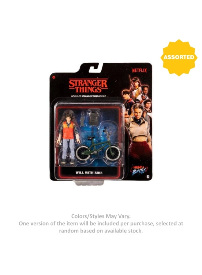 Mike - Stranger Things - Hunt & Battle Figure & Bike Set (7.5 cm)