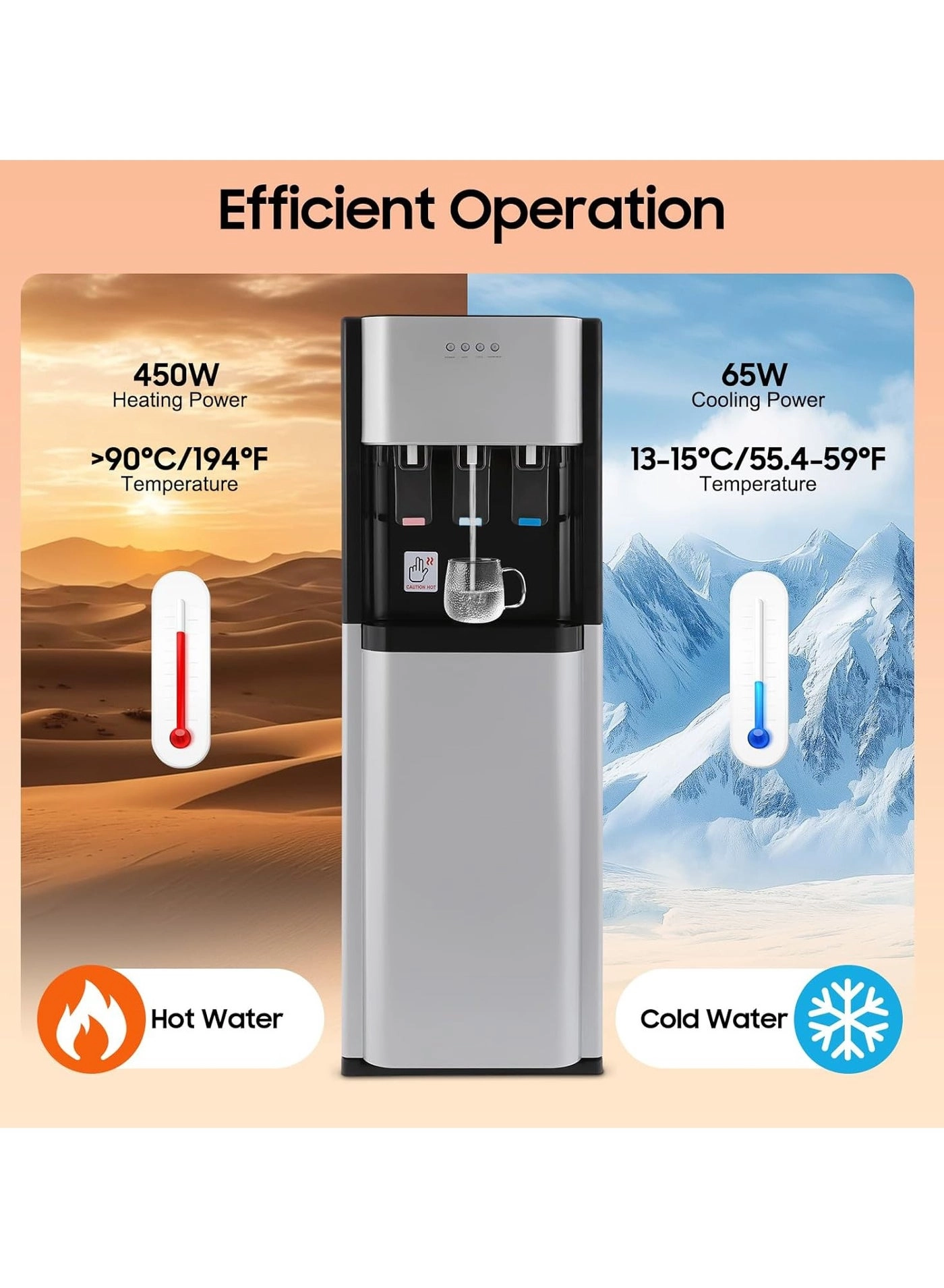 Vertical Water Dispenser - 18.9L