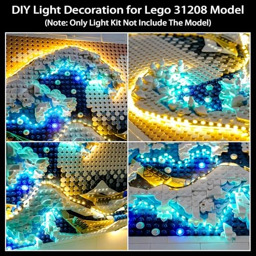 Lighting Kit 31208 - for LEGO The Great Wave 31208 ABS