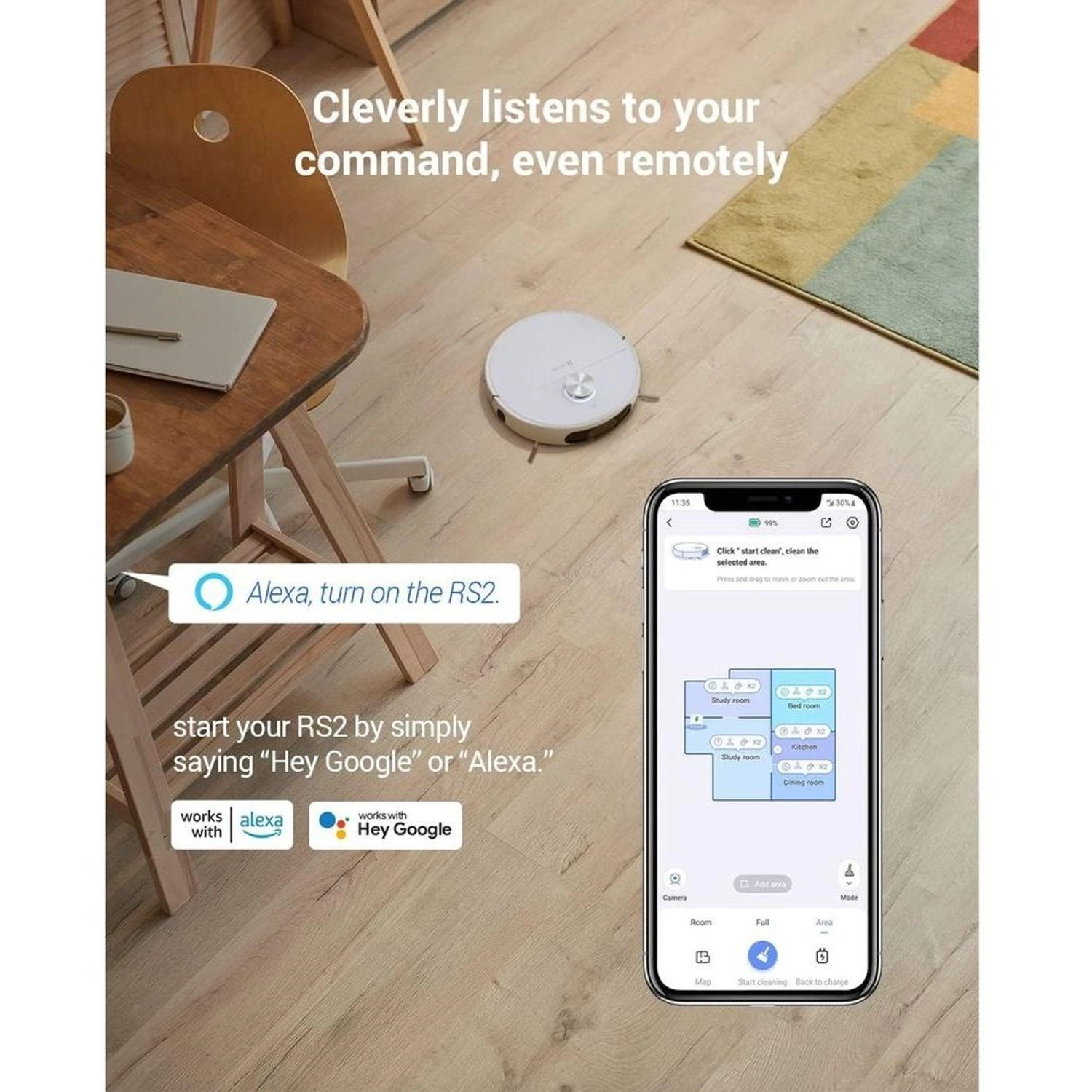 RS2 - With Mop & Self-Cleaning Dock