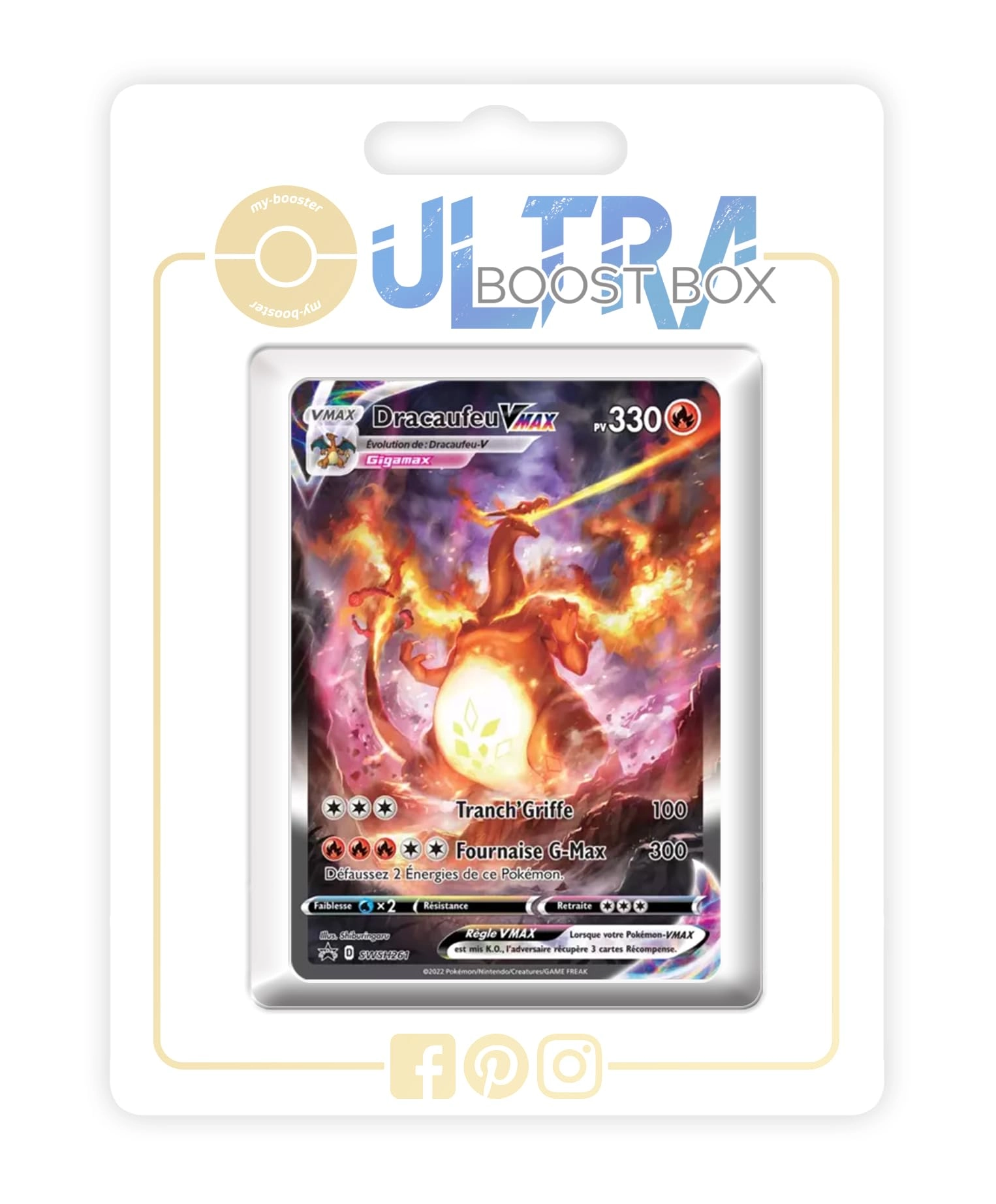 my-booster Dracaufeu VMAX - 36 months - 3 years 10 pieces