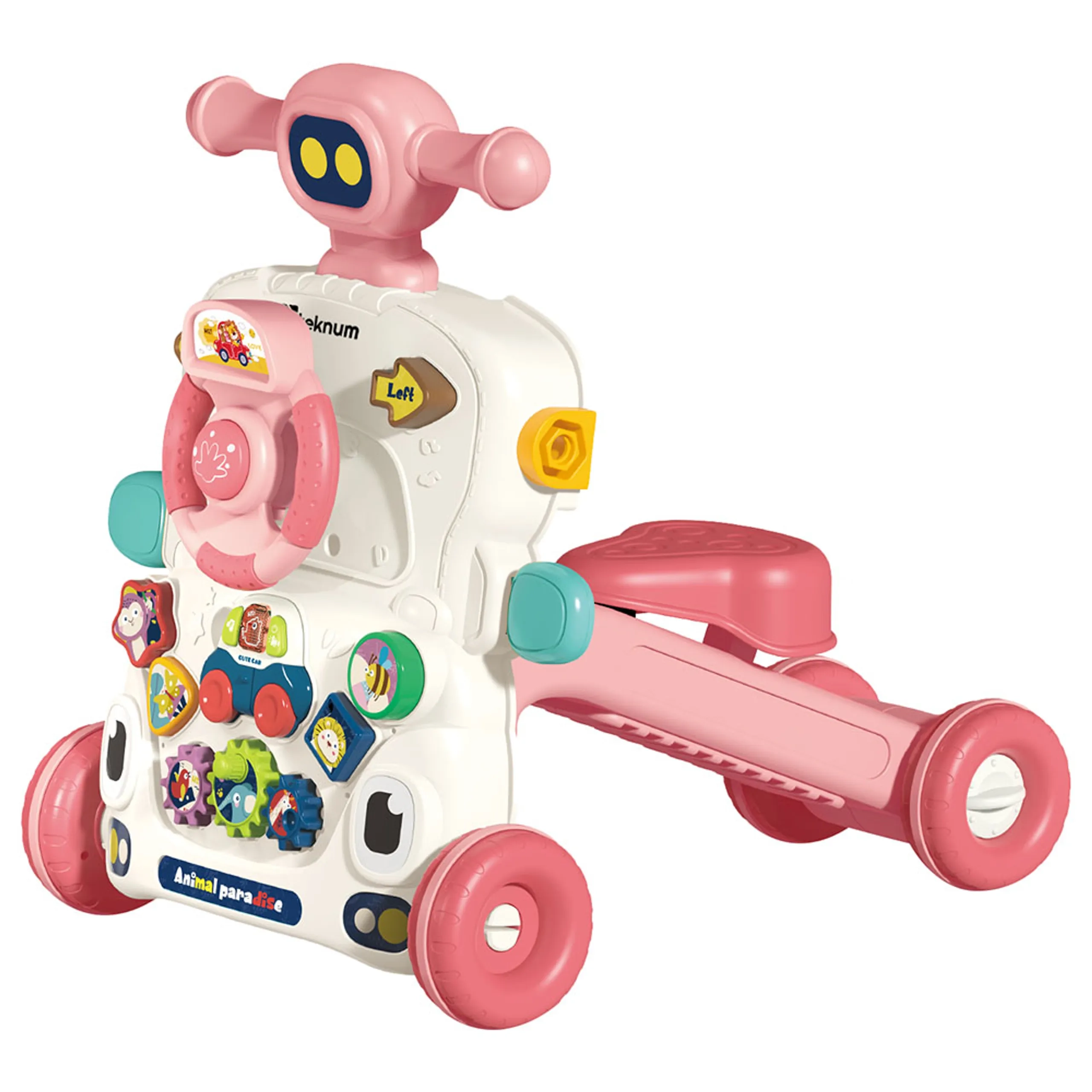 5 in 1 Baby Walker - Musical Keyboard Blue