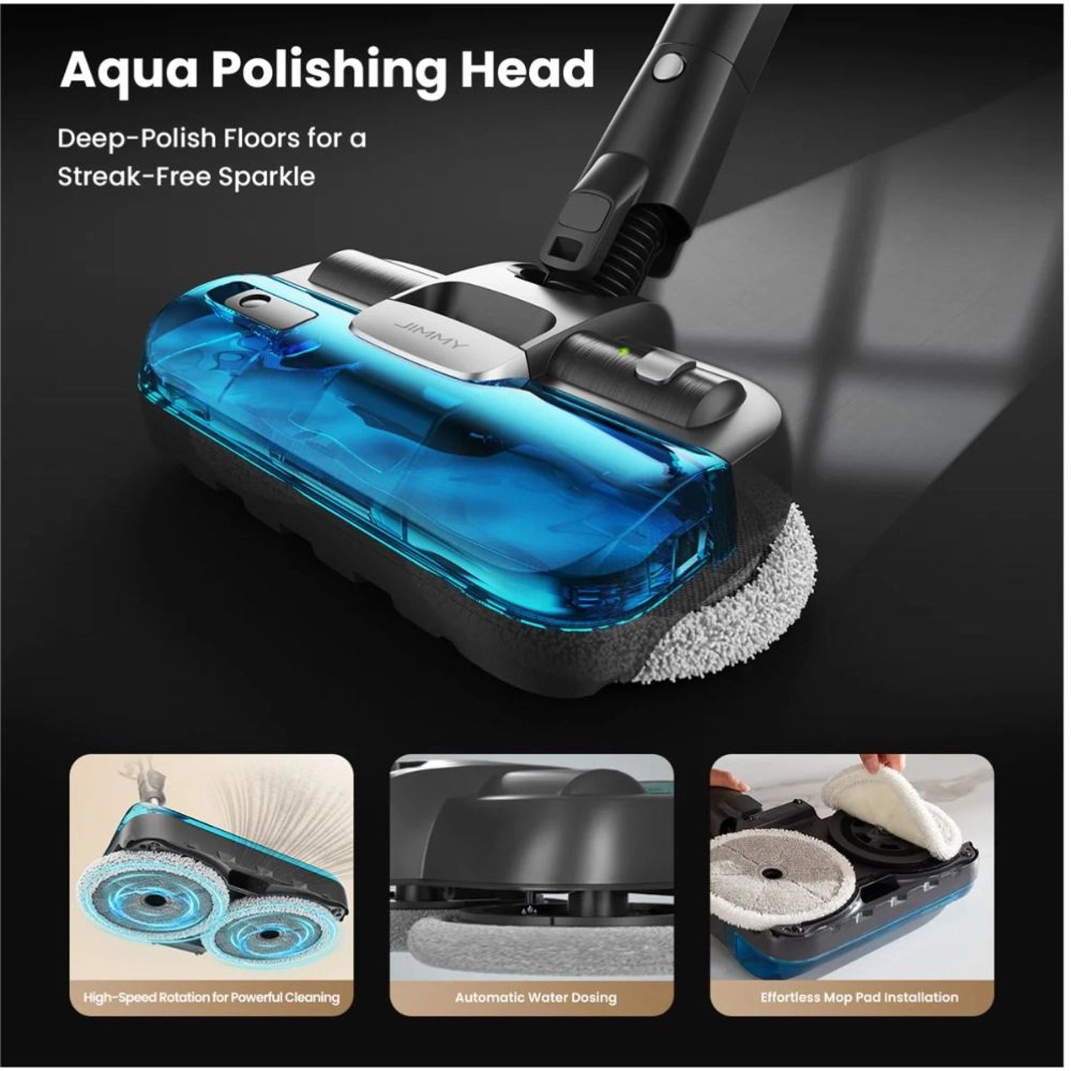 JV9 Pro Aqua - Aqua polishing head Eco 65mins