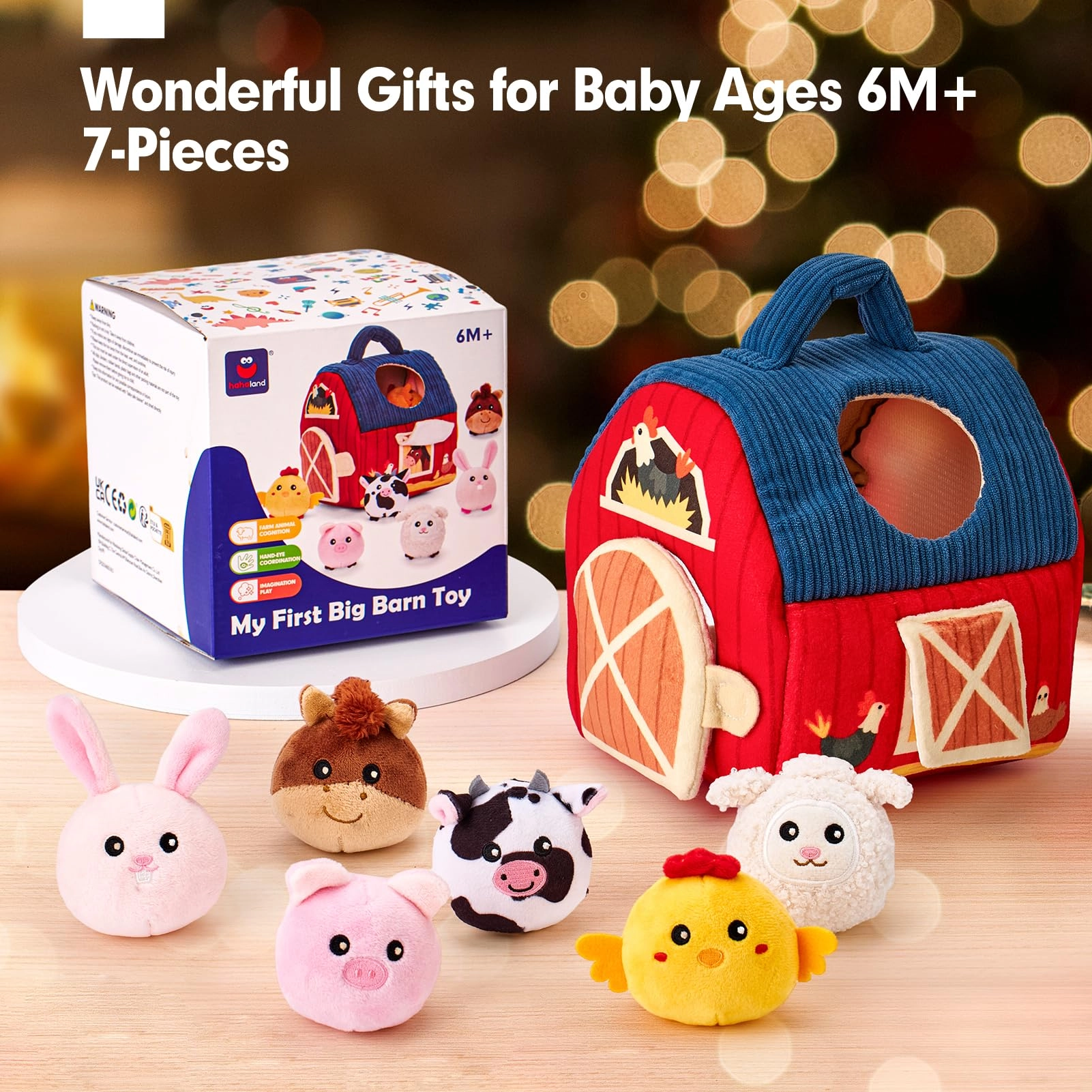 Surprise Barn - 6-12 Months Plush Farm