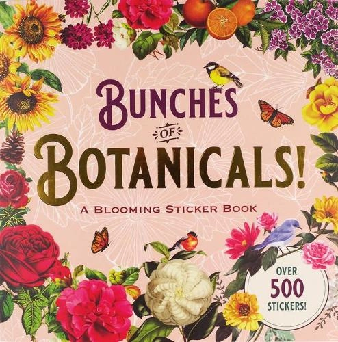 Peter Pauper Press Bunches of Botanicals Sticker Book