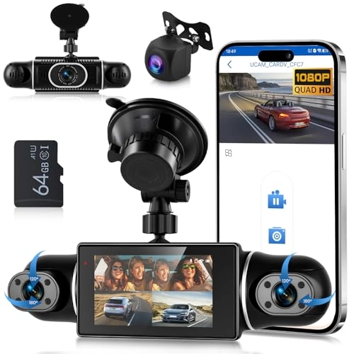 Car Dashcam - 2K 3x1080P