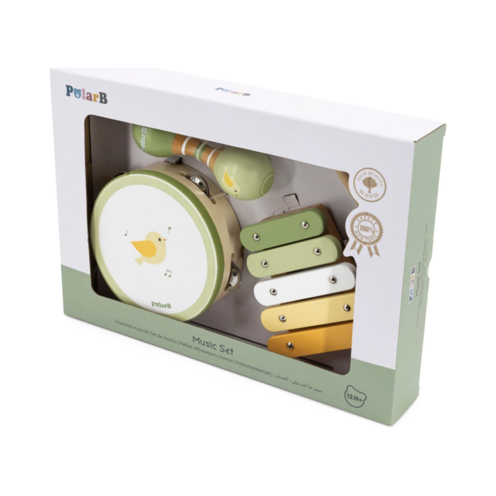 Bird Wooden Music Set - Suitable for 12 months and above