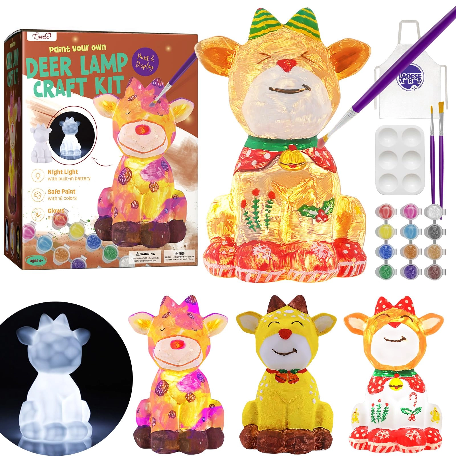 laoese Deer Lamp Craft Kit - 12 piece(s)