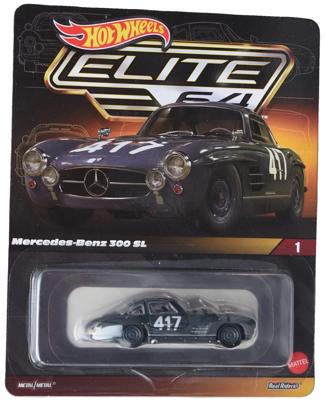 Hot Wheels Mercedes Benz 300 SL - Elite 64