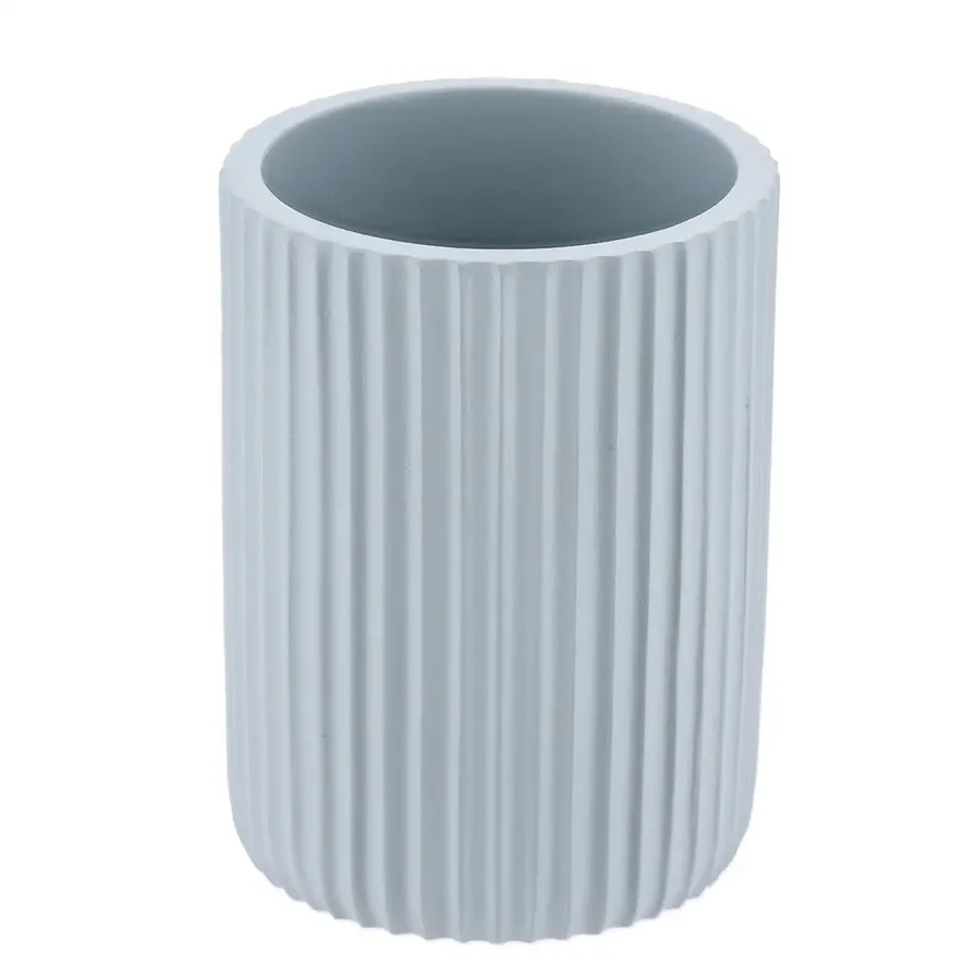 TENDANCE Rounded Strips Polyresin Tumbler