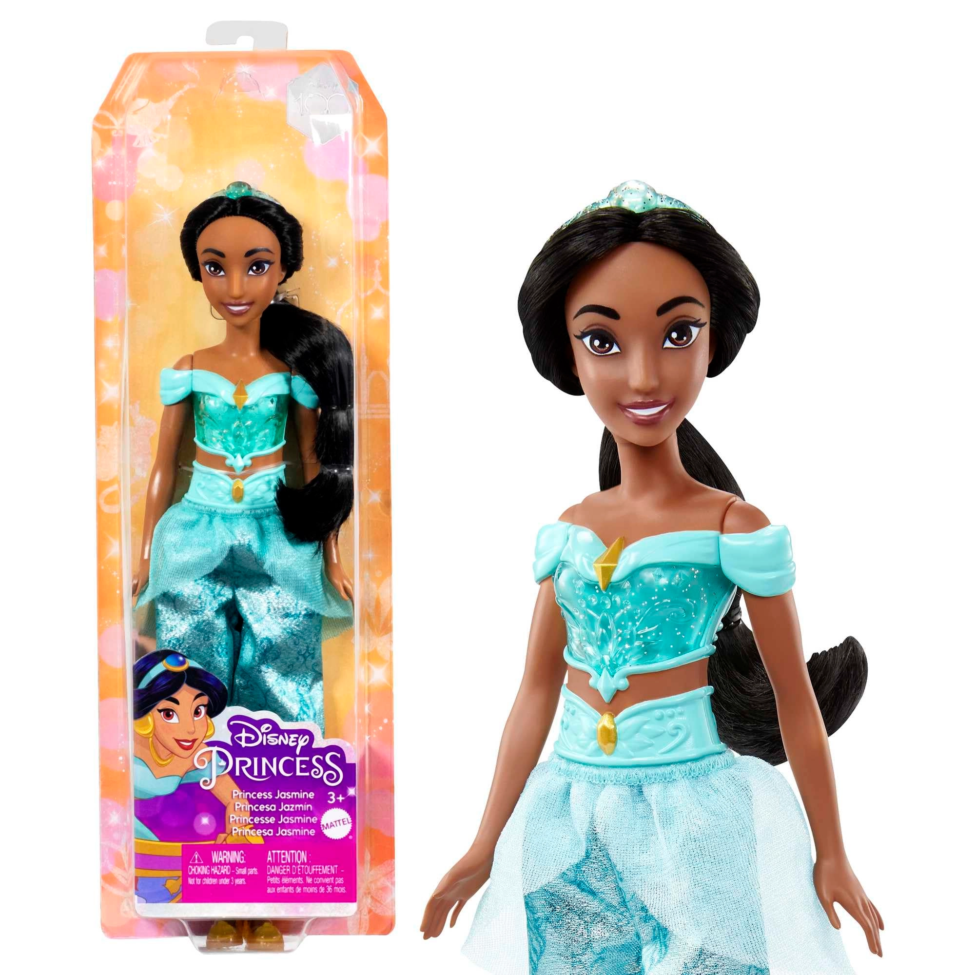 Princess Jasmine Fashion Doll - 32.5 cm Glitter Blue Ages 60+