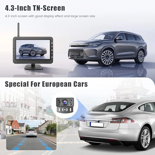 Reverse Camera Kit - Night Vision Wireless 480*272