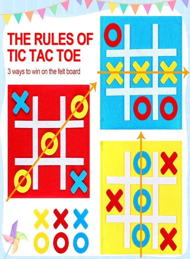 Tic Tac Toe - 30 Pack 2 in 1 Checkers
