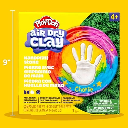 Air Dry Handprint Stone - 1 piece(s)