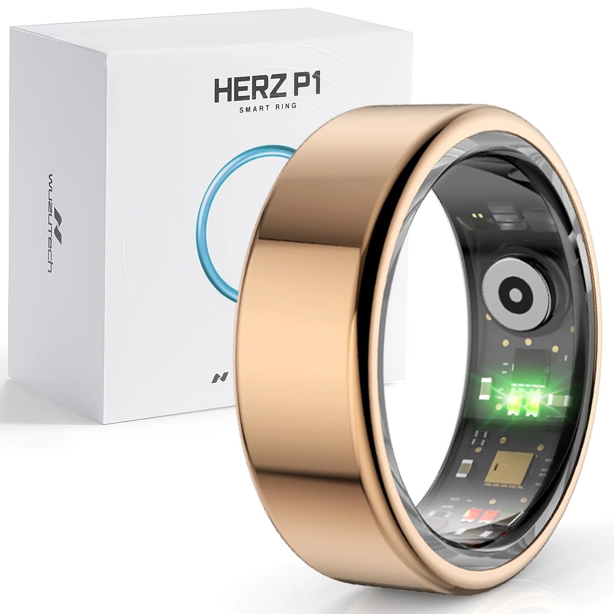 WuzuTech Herz P1 - 24/7 Health Tracking 6 Day Battery Rose Gold
