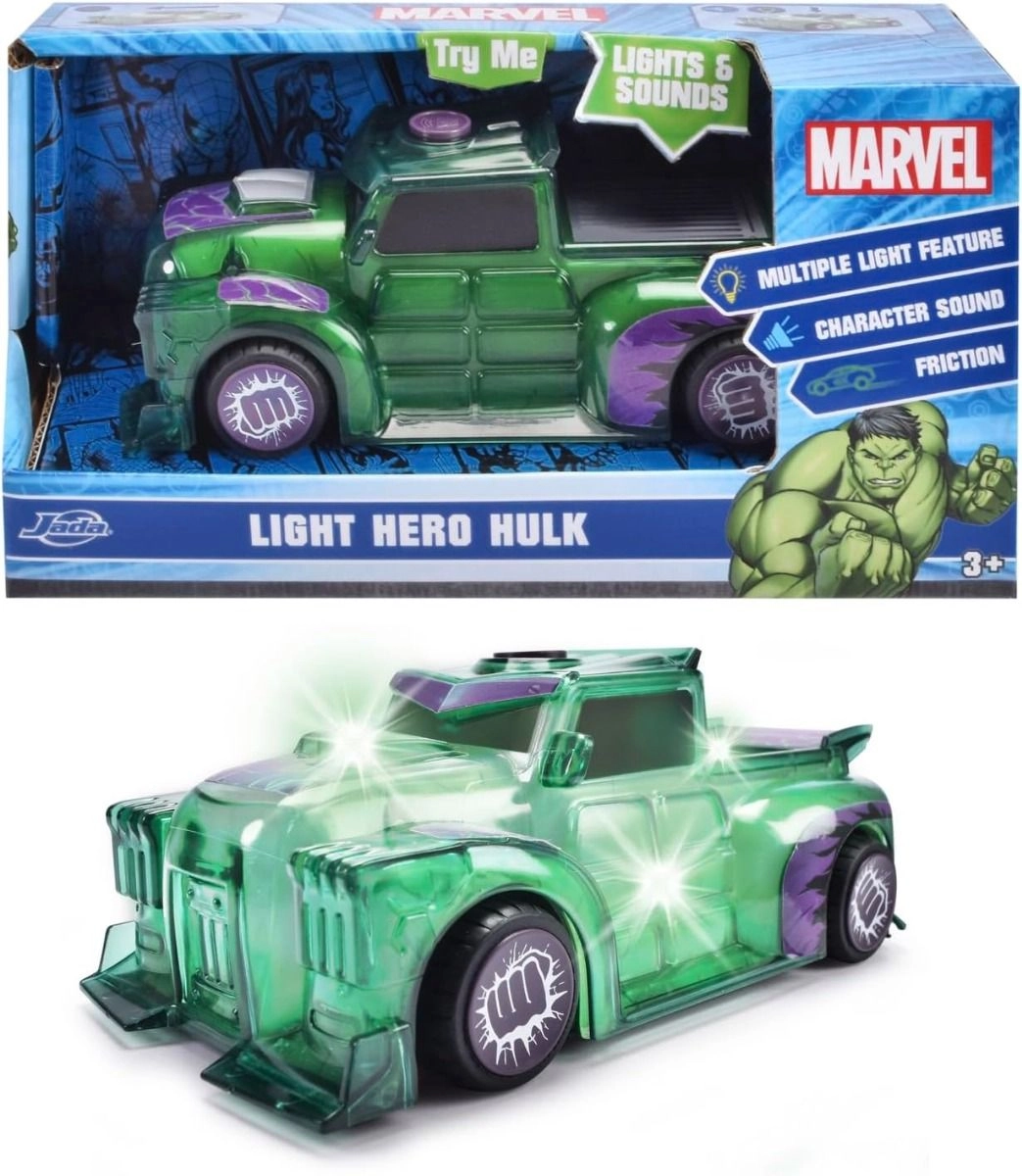 Jada Light Hero Hulk Car - 1:32