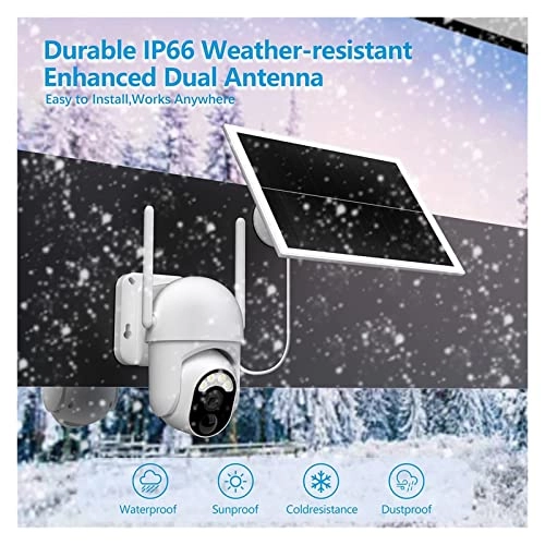 Outdoor Solar Security Camera 2K