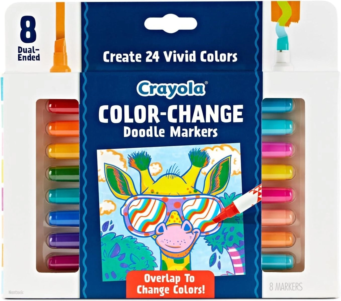 Color Change Doodle Markers - Multi Colour chisel tip