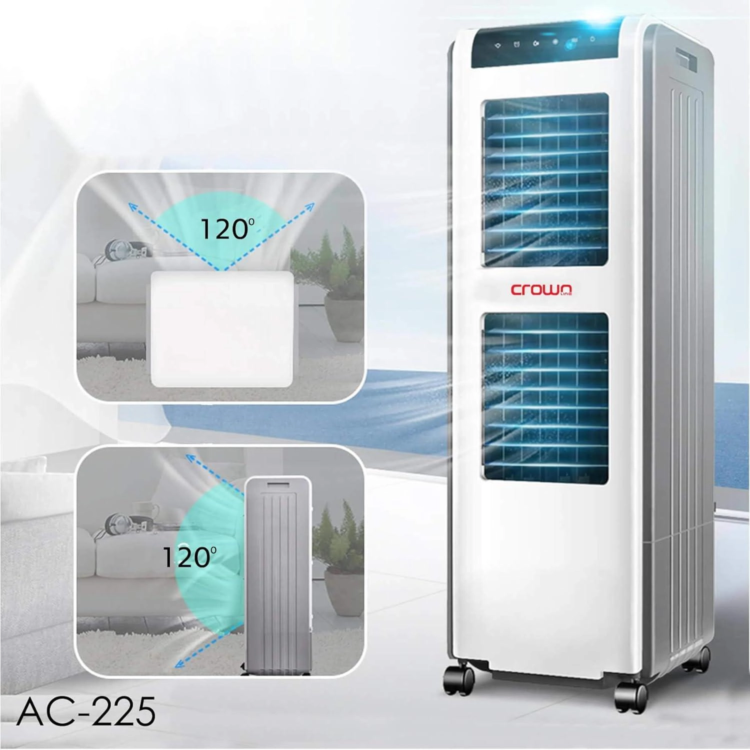 AC-225 - Air Cooler + KT-394 - Electric Kettle