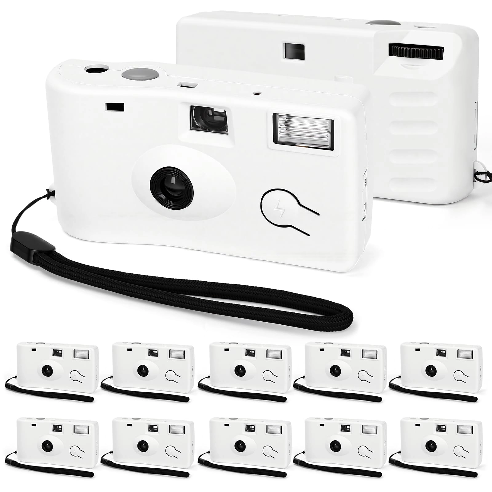 PJPSAA Disposable Camera - 12 Pack 35mm 17 Exposures 200 ISO