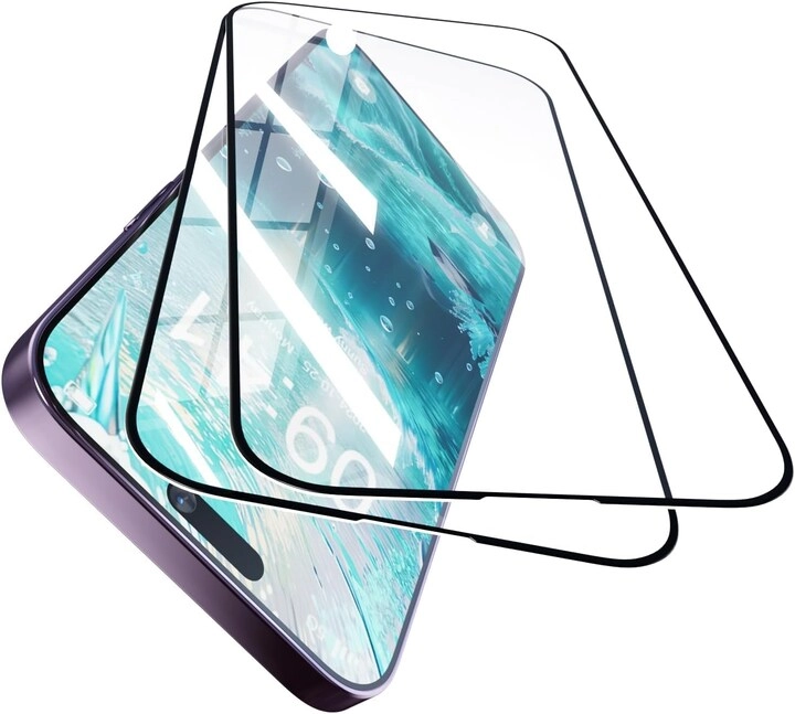 Muzz International HD Clear Tempered Glass Screen Protector for iPhone 17 Air (2-Pack)