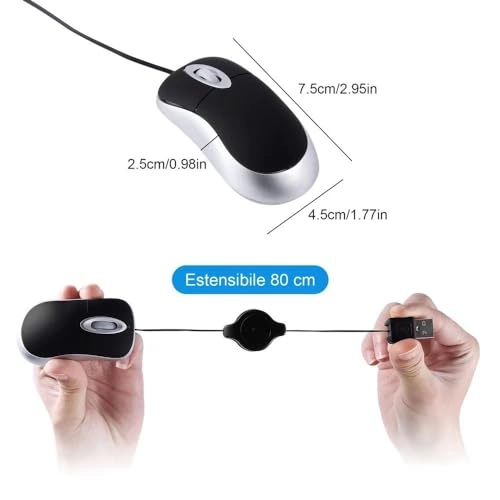 USB C Corded Mouse