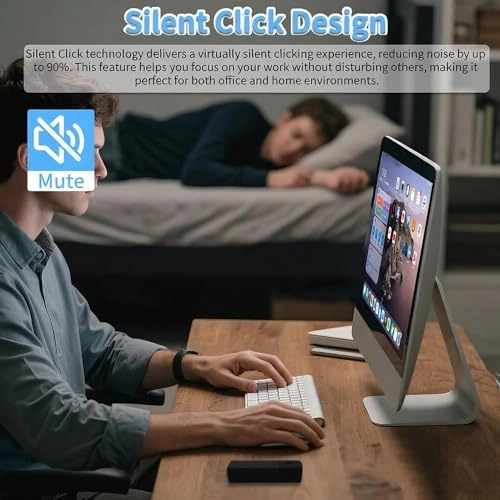 3 Mode Magnetic Ultra-Thin Mouse - Bluetooth USB