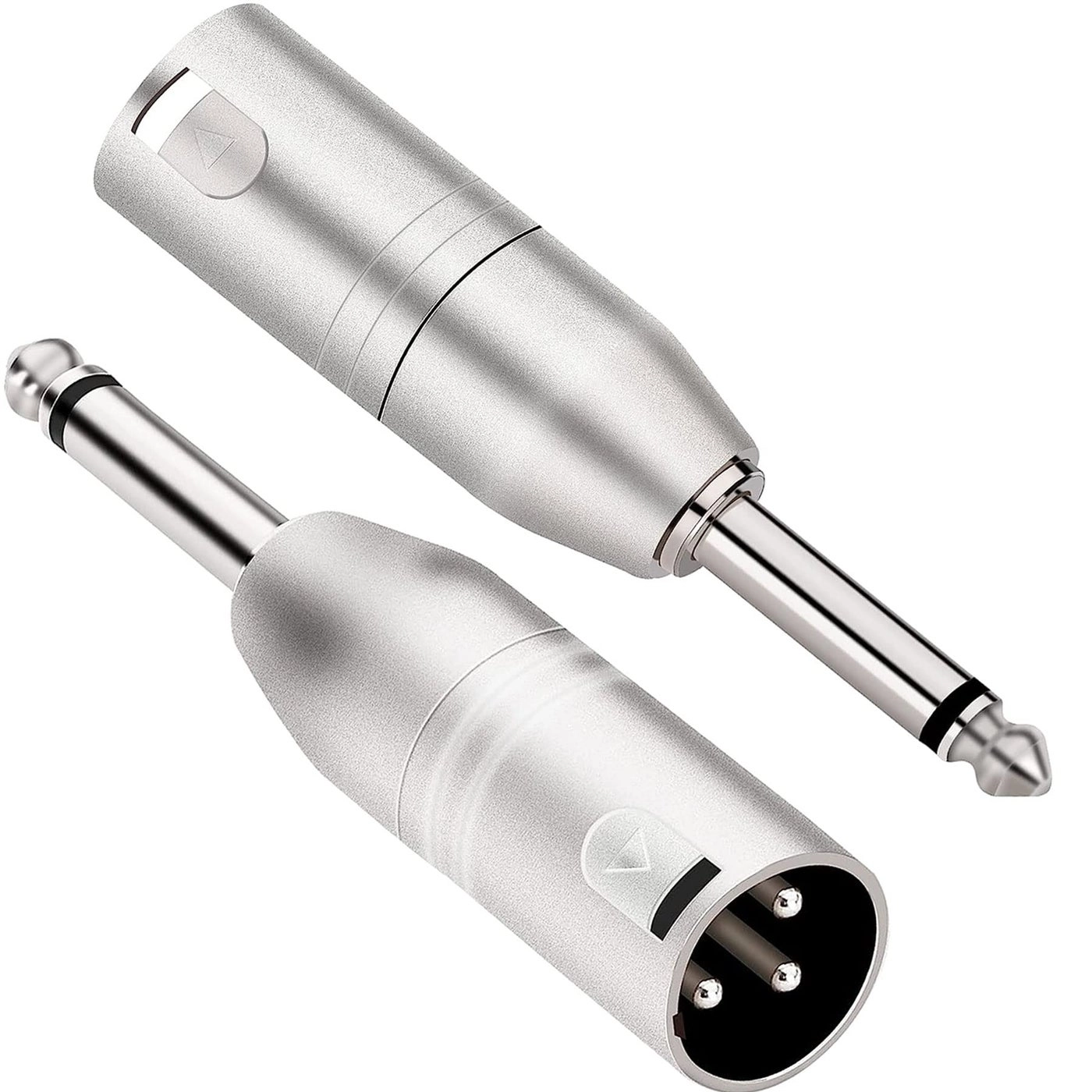 XLR Female to 1/4" TS Mono Adapter Pack