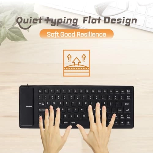 Silent 85 Keys Keyboard - Wired/Wireless