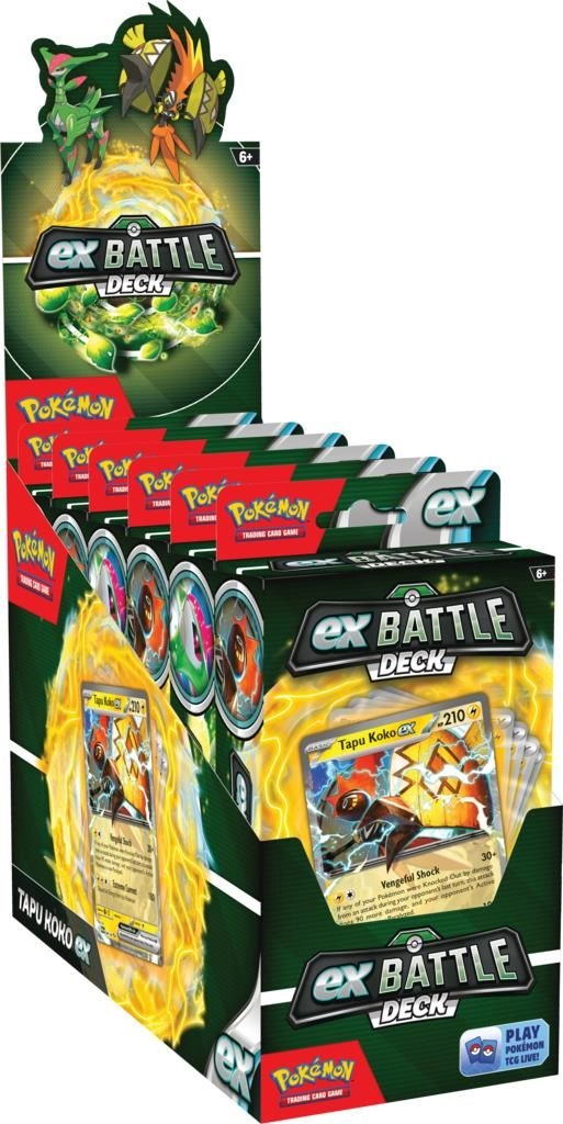 Tapu Koko ex - Battle Deck 3x + Iron Leaves ex - Battle Deck 3x