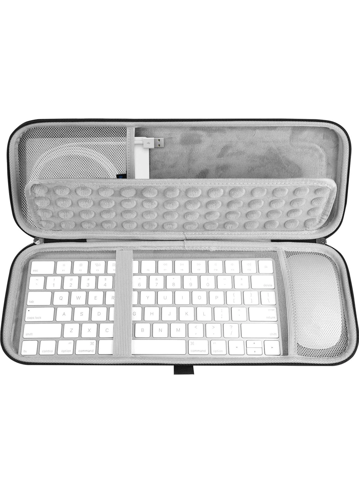 erorex Keyboard Carrying Case - Hard Shell Protective Travel Bag Compatible with Apple Magic Keyboard