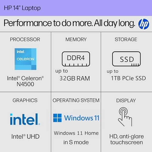 Laptop - 14'' 512GB 16GB Celeron N4500